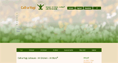 Desktop Screenshot of call-a-yogi.com